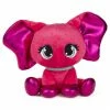 SPIN MASTER P.Lushes Designer Fashion Pets Willa Burke Elephant Premium Stuffed Animal, Pink, 6"