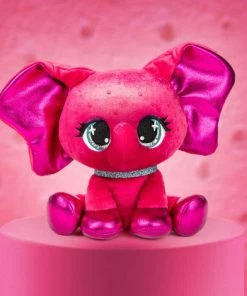 SPIN MASTER P.Lushes Designer Fashion Pets Willa Burke Elephant Premium Stuffed Animal, Pink, 6" -Barbie Sales 044B8BF3 5