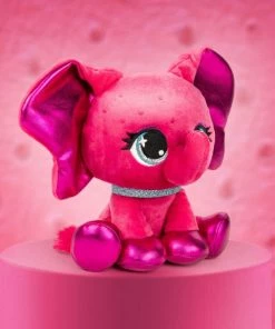 SPIN MASTER P.Lushes Designer Fashion Pets Willa Burke Elephant Premium Stuffed Animal, Pink, 6" -Barbie Sales 044B8BF3 6