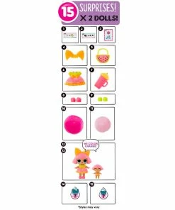 MGA Entertainment 2-n-1 LOL Surprise Me And My Lil Sis Color Change -Barbie Sales 04556B61 5