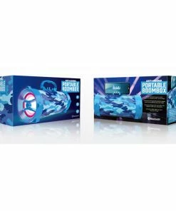 Art+Sound Portable Boombox Blue Camo - English Edition 5 Art+Sound Portable Boombox Blue Camo - English Edition -Barbie Sales 04954B7F 3