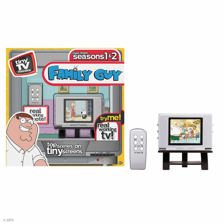 Basic Fun Tiny TV Classics: Family Guy - Classic TV - English Edition 1 Basic Fun Tiny TV Classics: Family Guy - Classic TV - English Edition