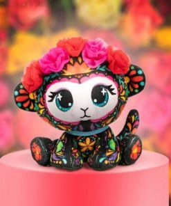 SPIN MASTER P.Lushes Designer Fashion Pets Sofia Lopez Monkey Premium Stuffed Animal, Black/Multicolor, 6" -Barbie Sales 1440A8F6 5