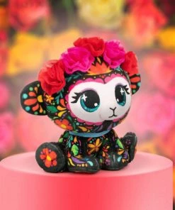 SPIN MASTER P.Lushes Designer Fashion Pets Sofia Lopez Monkey Premium Stuffed Animal, Black/Multicolor, 6" -Barbie Sales 1440A8F6 6