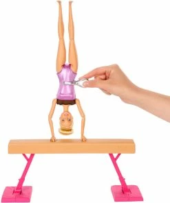 Barbie Gymnastics Playset With Doll, Balance Beam, 15+ Accessories -Barbie Sales 14683BE2 3