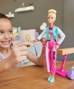 Barbie Gymnastics Playset With Doll, Balance Beam, 15+ Accessories -Barbie Sales 14683BE2 4