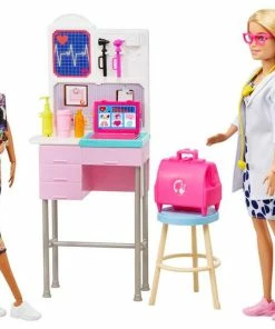 MATTEL Barbie Medical Doctor Playset With Blonde Barbie Doctor Doll, 20+ Medical Accessories -Barbie Sales 14728A56 2