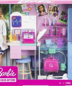 MATTEL Barbie Medical Doctor Playset With Blonde Barbie Doctor Doll, 20+ Medical Accessories -Barbie Sales 14728A56 5