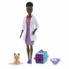 MATTEL Barbie Pet Vet Brunette Doll & Playset