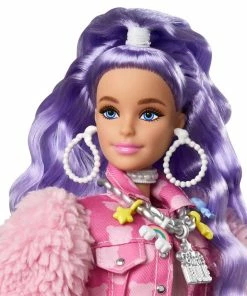 MATTEL Barbie Extra Doll #6 In Teddy Bear Jacket And Shorts With Pet -Barbie Sales 14E4DAB0 4