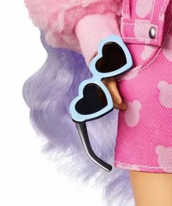 MATTEL Barbie Extra Doll #6 In Teddy Bear Jacket And Shorts With Pet -Barbie Sales 14E4DAB0 5