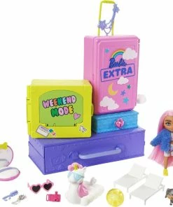 Barbie Extra Pets And Minis Playset With Exclusive Doll, 2 Puppies And Accessories