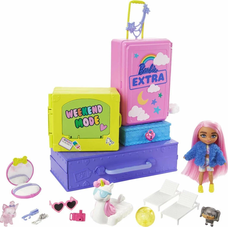 Barbie Extra Pets And Minis Playset With Exclusive Doll, 2 Puppies And Accessories 1 Barbie Extra Pets And Minis Playset With Exclusive Doll, 2 Puppies And Accessories