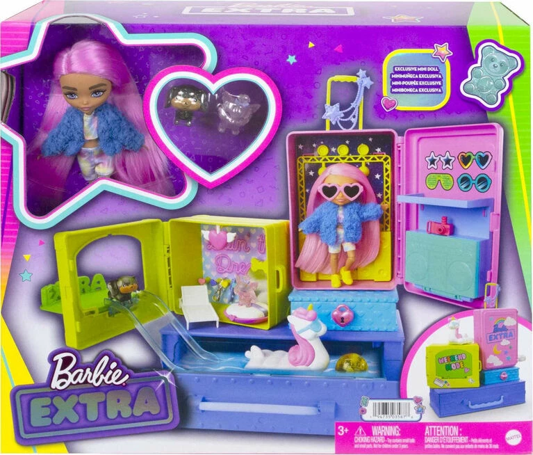 Barbie Extra Pets And Minis Playset With Exclusive Doll, 2 Puppies And Accessories 6 Barbie Extra Pets And Minis Playset With Exclusive Doll, 2 Puppies And Accessories - Image 6