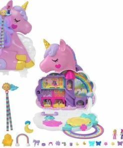 MATTEL Polly Pocket Rainbow Unicorn Salon
