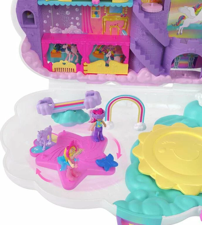 MATTEL Polly Pocket Rainbow Unicorn Salon 3 MATTEL Polly Pocket Rainbow Unicorn Salon - Image 3