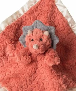 Mary Meyer - Putty Nursery Character Blanket - Dino - 13" X 13" -Barbie Sales 24593A64 3