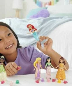 MATTEL Disney Princess Toys, 6 Small Dolls And Accessories -Barbie Sales 2475B82E 2