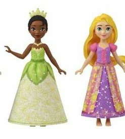 MATTEL Disney Princess Toys, 6 Small Dolls And Accessories -Barbie Sales 2475B82E 3