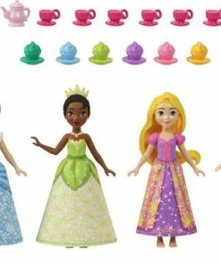 MATTEL Disney Princess Toys, 6 Small Dolls And Accessories -Barbie Sales 2475B82E 4