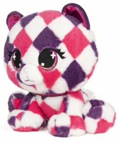 SPIN MASTER P.Lushes Designer Fashion Pets Quinn O'Bearci Teddy Bear Premium Stuffed Animal, Pink/Purple, 6" -Barbie Sales 247F3A70 3