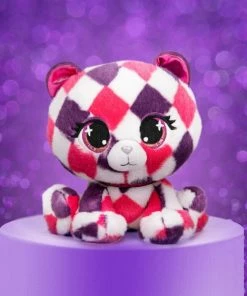 SPIN MASTER P.Lushes Designer Fashion Pets Quinn O'Bearci Teddy Bear Premium Stuffed Animal, Pink/Purple, 6" -Barbie Sales 247F3A70 5
