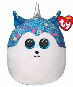Ty Squish Helena Blue Husky 14 Inch