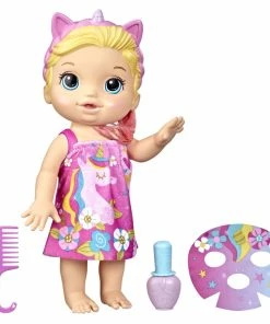 Hasbro Baby Alive Glam Spa Baby Doll, Unicorn
