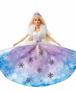MATTEL Barbie Dreamtopia Fashion Reveal Princess Doll, 12-inch, Blonde With Pink Hairstreak -Barbie Sales 32C7DE57 3