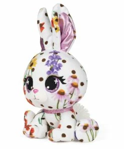 SPIN MASTER P.Lushes Designer Fashion Pets Flora Karrats Bunny Premium Stuffed Animal, White/Multicolor, 6" -Barbie Sales 3440C9EA 3