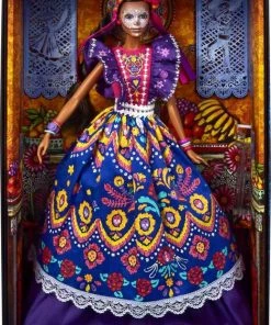 Barbie Día De Muertos 2022 Doll, Wearing Shirt, Jacket And Sombrero 11 Barbie Día De Muertos 2022 Doll, Wearing Shirt, Jacket And Sombrero -Barbie Sales 345B4913 6