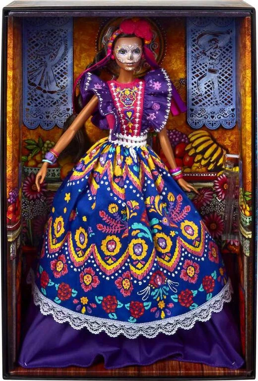 Barbie Día De Muertos 2022 Doll, Wearing Shirt, Jacket And Sombrero 6 Barbie Día De Muertos 2022 Doll, Wearing Shirt, Jacket And Sombrero - Image 6
