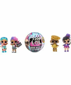 MGA Entertainment LOL Surprise Movie Magic Dolls With 10 Surprises Including Doll, Movie Props, Unique Movie Scene Card, And Accessories