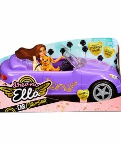 MGA Entertainment MGA's Dream Ella Car Cruiser - Purple | Convertible Car | Fits Two 11.5" Fashion Dolls