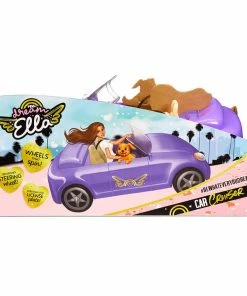 MGA Entertainment MGA's Dream Ella Car Cruiser - Purple | Convertible Car | Fits Two 11.5" Fashion Dolls -Barbie Sales 34AC48FA 4