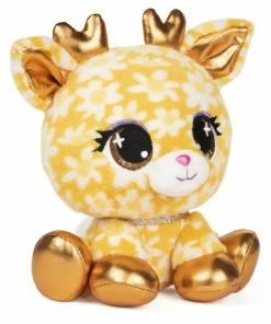 SPIN MASTER P.Lushes Designer Fashion Pets Daisy Doemei Doe Premium Stuffed Animal, Yellow/Gold, 6" -Barbie Sales 34C1EB71 3