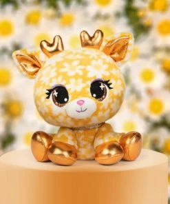 SPIN MASTER P.Lushes Designer Fashion Pets Daisy Doemei Doe Premium Stuffed Animal, Yellow/Gold, 6" -Barbie Sales 34C1EB71 5