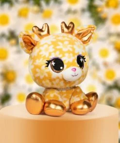 SPIN MASTER P.Lushes Designer Fashion Pets Daisy Doemei Doe Premium Stuffed Animal, Yellow/Gold, 6" -Barbie Sales 34C1EB71 6