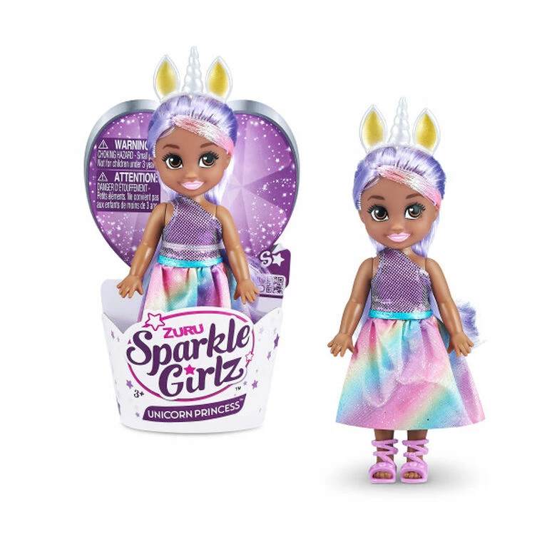 Zuru Sparkle Girlz Dark Skin Princess/Unicorn Cupcake Doll (Style May Vary) - R Exclusive 2 Zuru Sparkle Girlz Dark Skin Princess/Unicorn Cupcake Doll (Style May Vary) - R Exclusive - Image 2