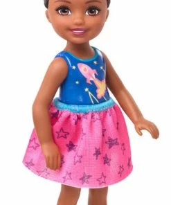 Barbie Club Chelsea Doll, 6-inch Brunette Doll With Space-Themed Graphic