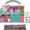 MATTEL Polly Pocket Sweet Adventures Rainbow Mall Playset