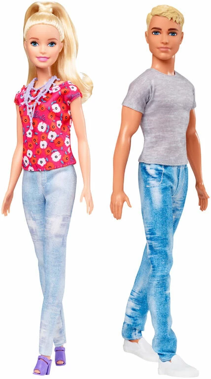 Barbie And Ken Dolls With 5 Outfits For Each, Blonde 2 Barbie And Ken Dolls With 5 Outfits For Each, Blonde - Image 2