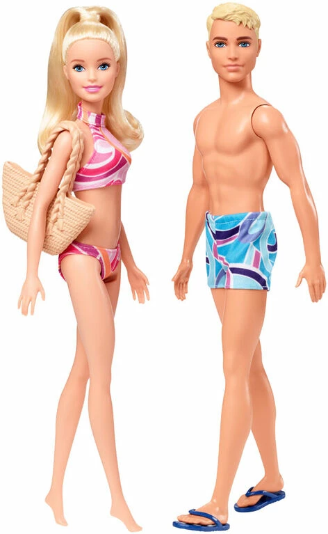 Barbie And Ken Dolls With 5 Outfits For Each, Blonde 3 Barbie And Ken Dolls With 5 Outfits For Each, Blonde - Image 3