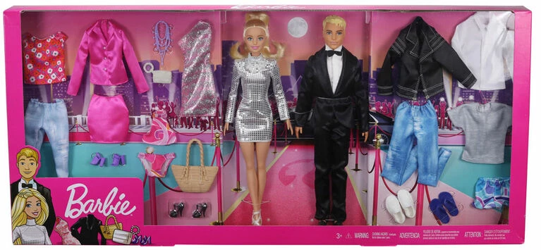 Barbie And Ken Dolls With 5 Outfits For Each, Blonde 6 Barbie And Ken Dolls With 5 Outfits For Each, Blonde - Image 6
