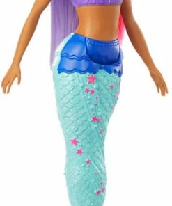 MATTEL Barbie Dreamtopia Mermaid Doll, 12-inch, Pink And Purple Hair