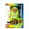 MGA Entertainment Rainbow High Jr High Karma Nichols- 9-inch NEON GREEN Fashion Doll