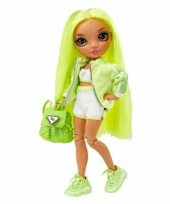 MGA Entertainment Rainbow High Jr High Karma Nichols- 9-inch NEON GREEN Fashion Doll -Barbie Sales 448AFB6B 3