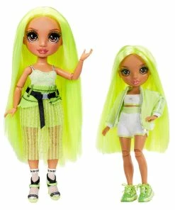 MGA Entertainment Rainbow High Jr High Karma Nichols- 9-inch NEON GREEN Fashion Doll -Barbie Sales 448AFB6B 4