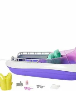 Barbie Mermaid Power Dolls And Boat Playset