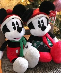 Imports Dragon Disney - Vintage Mickey Mouse Holiday Plush -Barbie Sales 54452817 5